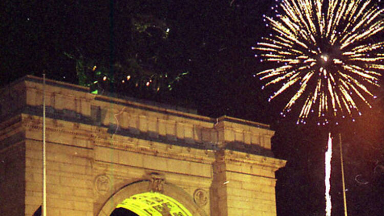 New Year's Eve Fireworks in Prospect Park