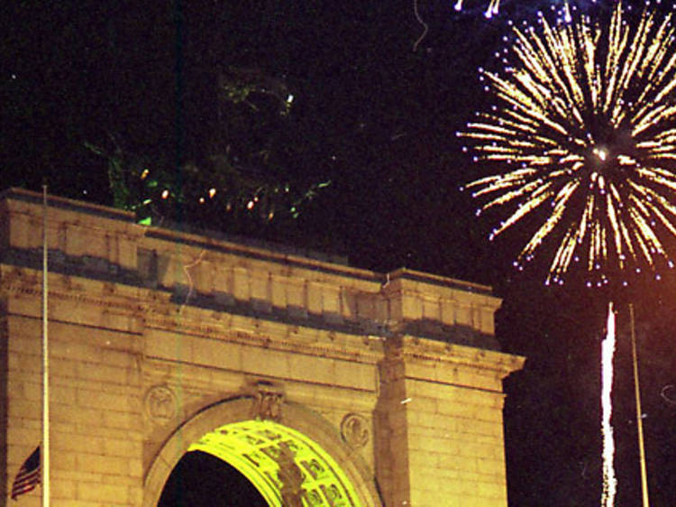 New Year's Eve Fireworks in Prospect Park