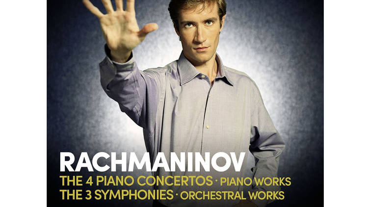 Rachmaninov: Concertos para piano, Sinfonias, etc.: Lugansky, Orquestra Sinfónica de Londres, Previn (Warner Classics, 8 CDs)