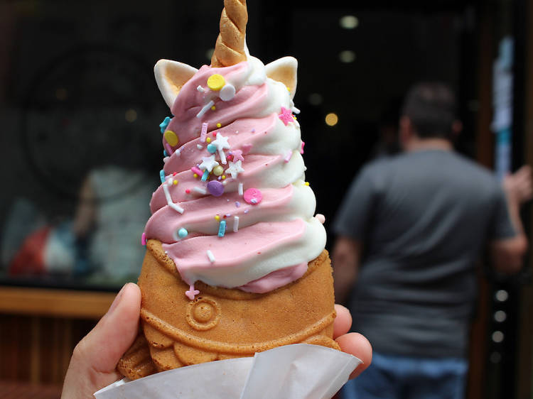 Indulge in fish-shaped ice cream cones at Taiyaki