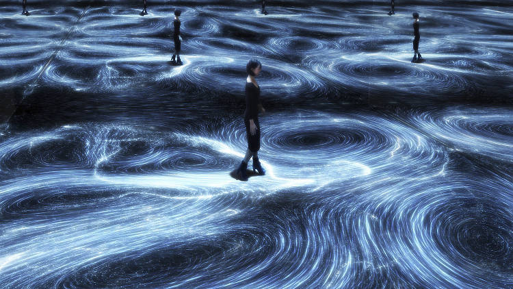 TeamLab, 'Moving Creates Vortices and Vortices Create Movement' (2017)