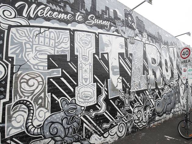 at Everfresh Fitzroy Mural at Everfresh Fitzroy Mural