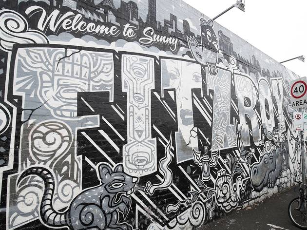 at Everfresh Fitzroy Mural at Everfresh Fitzroy Mural