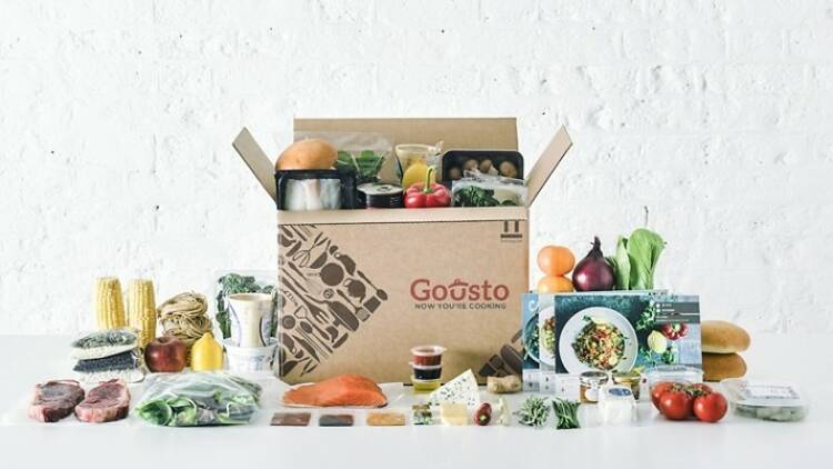 Gousto recipe boxes