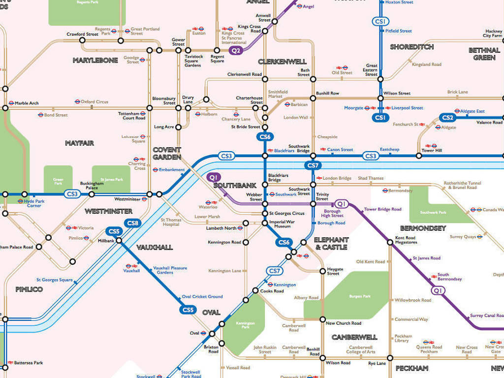 24 awesome alternative London tube maps