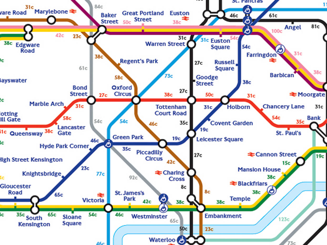 24 awesome alternative London tube maps