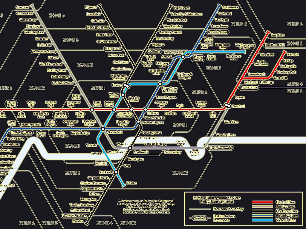 24 Awesome Alternative London Tube Maps