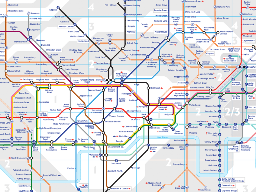 24 awesome alternative London tube maps