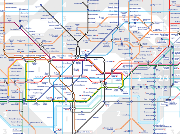 Map Of London Tube Stations 24 awesome alternative London tube maps