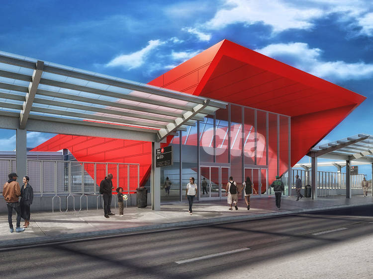 A sparkling new CTA terminal at 95th/Dan Ryan 