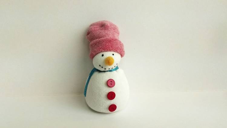 Kids DIY snowman