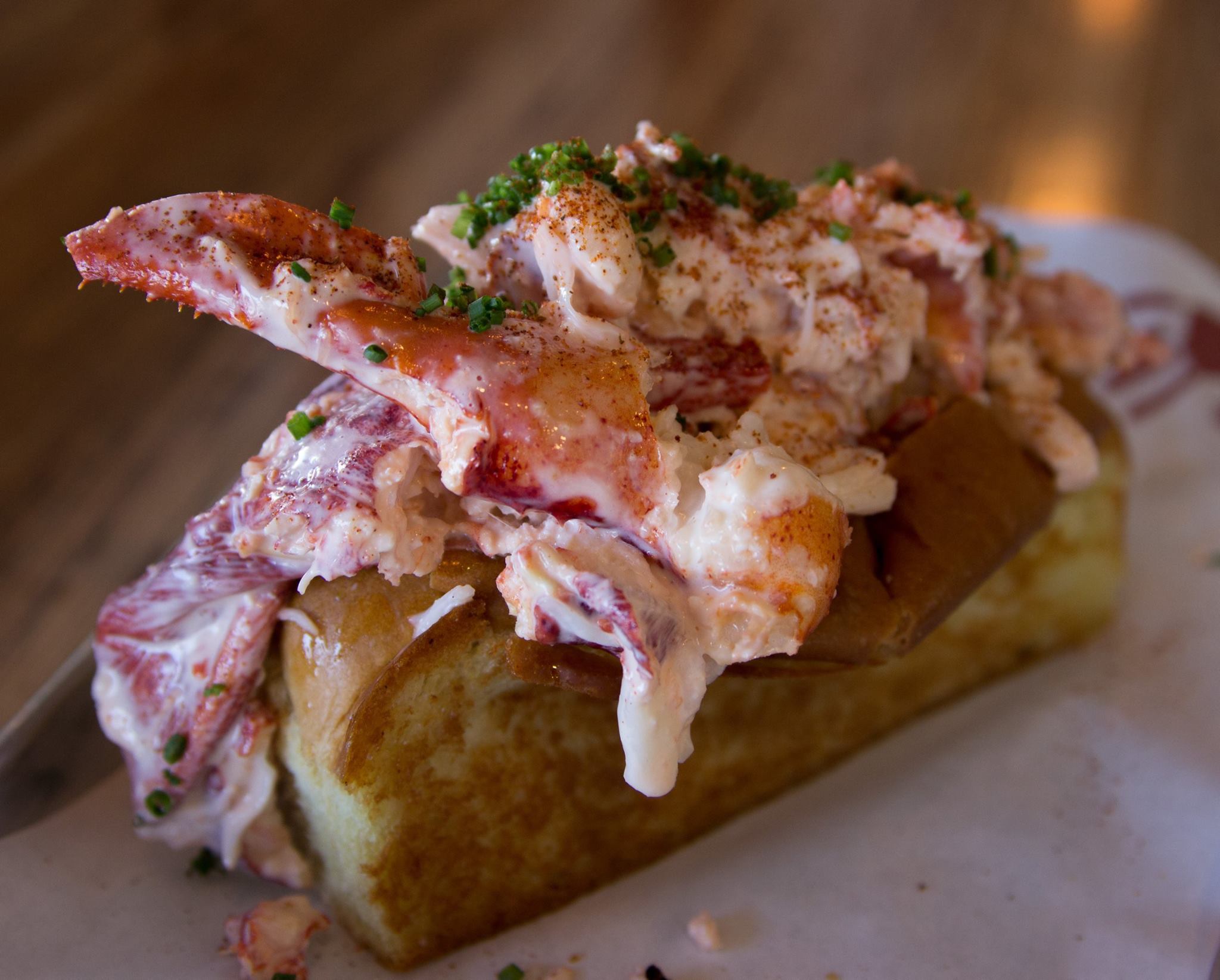 This modern seafood shack slings hearty lobster rolls, fish tacos, shrimp a...