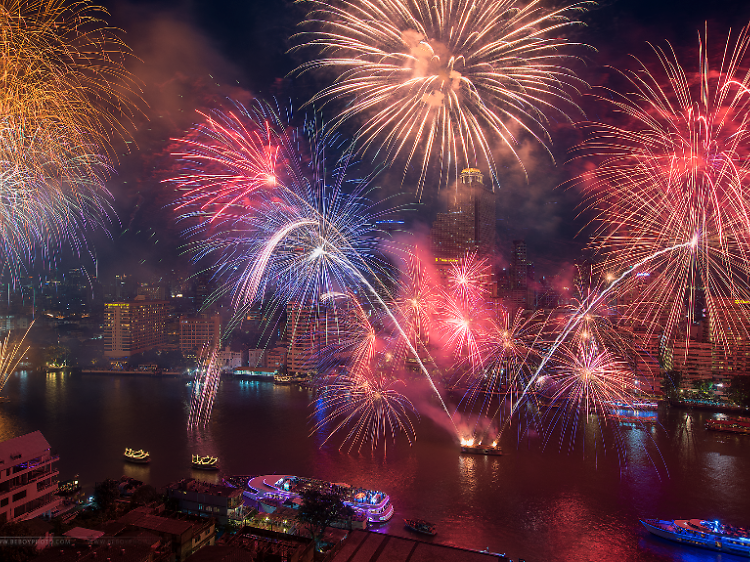 Mandarin Oriental New Year firework