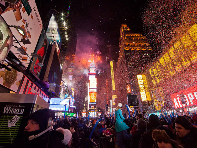 The Times Square Ball Drop