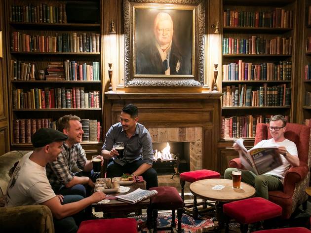 People sitting inside at Duke of Clarence