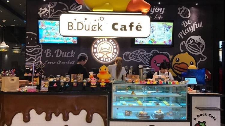 Tuck into rubber duck-themed dishes at B Duck Café