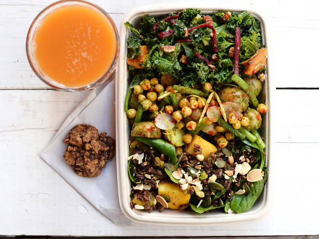 salad lunch box at Maple & King's 