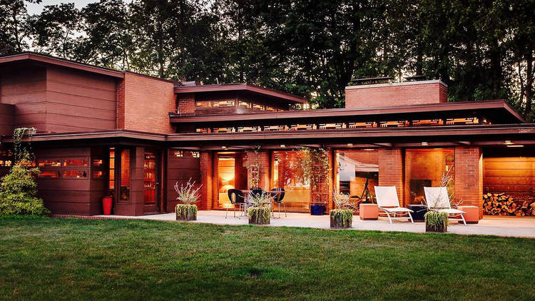 The Frank Lloyd Wright’s Schwartz House in Two Rivers, WI