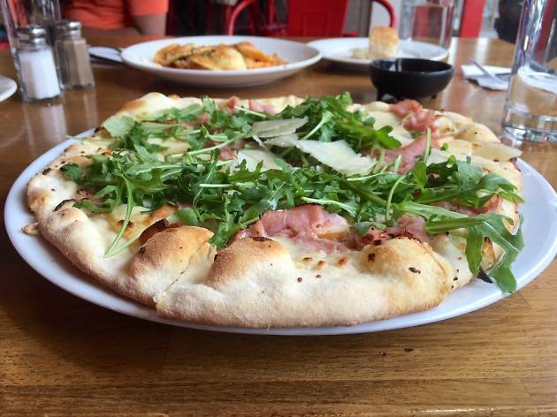 Piccolo Forno Monte bianco pizza at Piccolo Forno