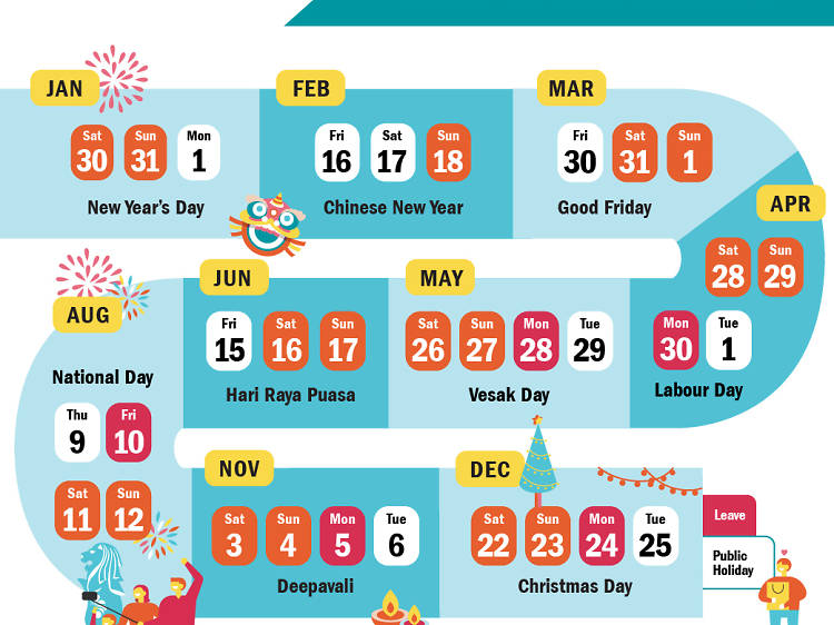 Mark your calendar – here are the long weekends to look out for in Singapore this year