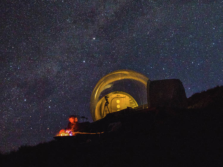 Milkyway at Bubble Tent Blue Mountains