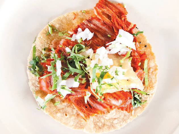 Taco al pastor Los Primos Taco al pastor Los Primos