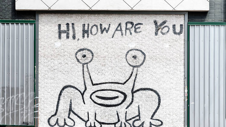 Hi How Are You mural