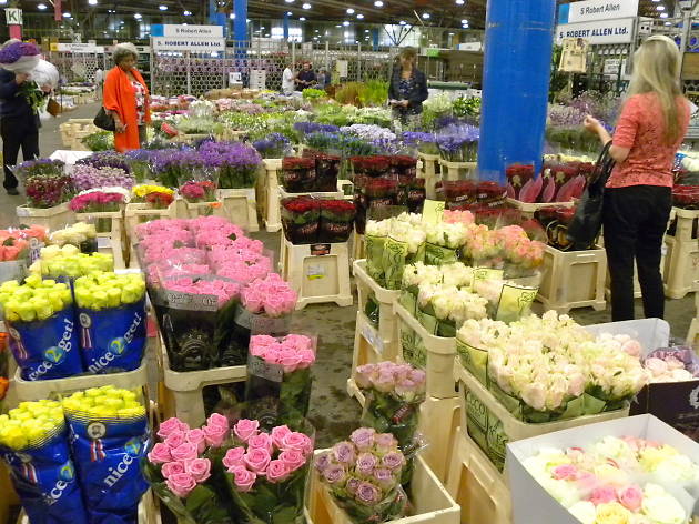 New Covent Garden Market flower market New Covent Garden Market flower market