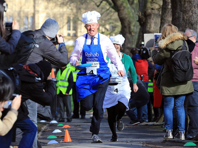 Parliamentary Pancake Race  Things to do in London