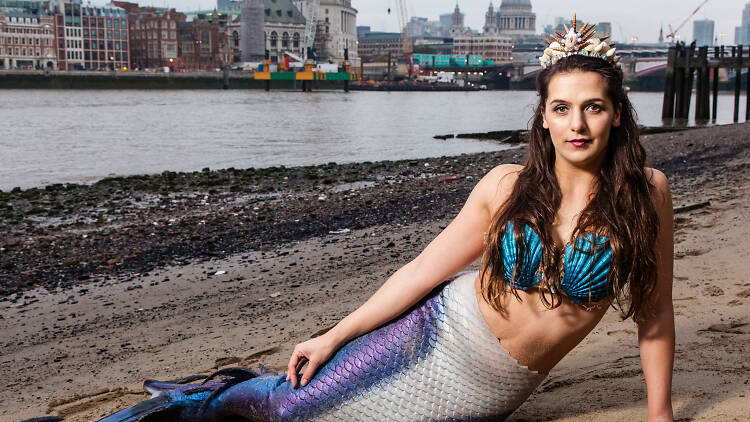 Samantha Smallwood, professional mermaid