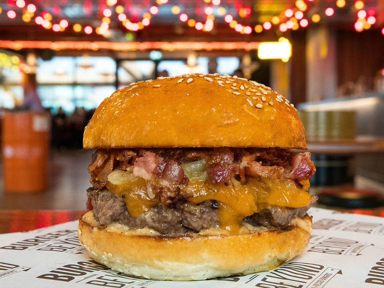 Indulge in a beer and a burger... but not as you know it
