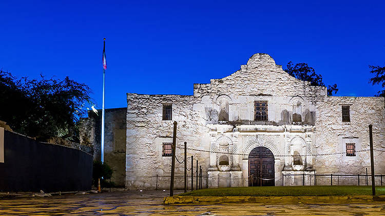 The Alamo in San Antonio, TX