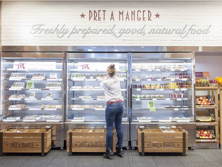 How many Pret a Mangers are there in London?