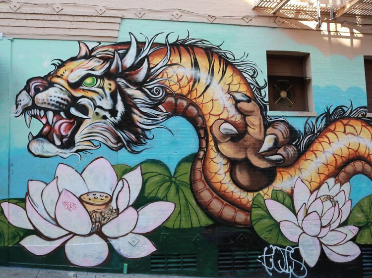 Crouching tiger, hidden dragon in Chinatown