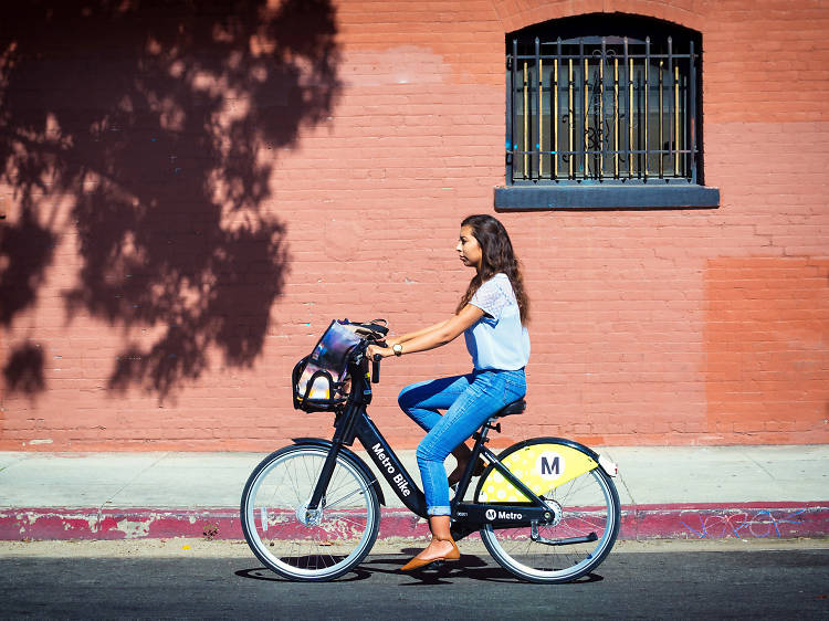 Metro Bike Share rolls out in Culver City.