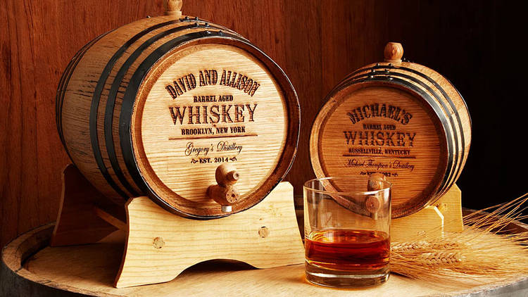 Personalized Whiskey Barrel