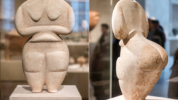 Marble female figure, 4500–4000 B.C.