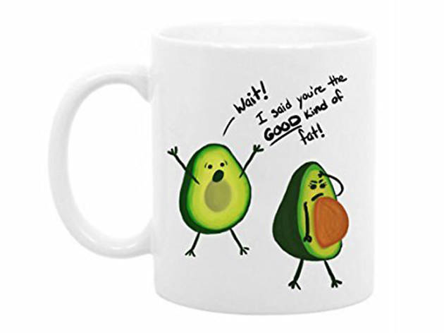Funny avocado mug from The Coffee Corner Funny avocado mug from The Coffee Corner