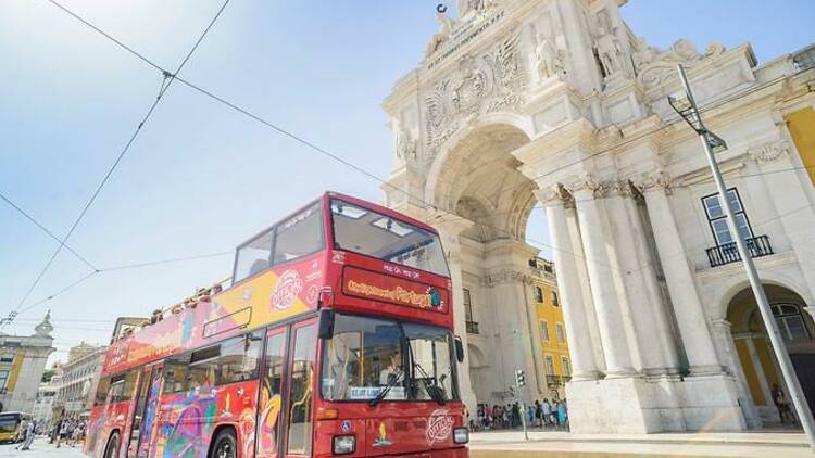 Lisbon city sightseeing bus tour