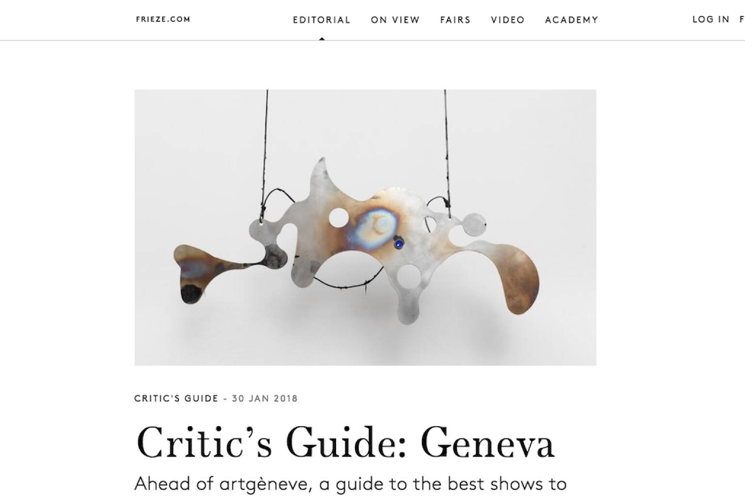 Best Art sites for Current ArtWorld News and Reviews