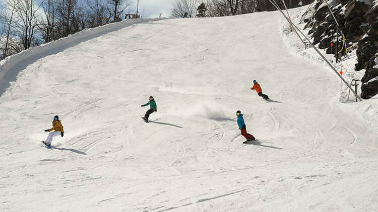 Snowboarding: Hunter Mountain