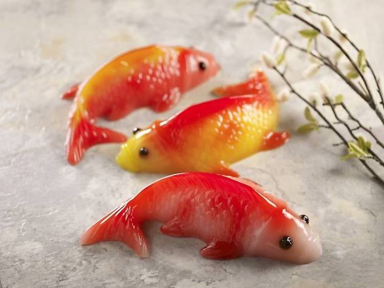 Konnyaku jelly koi fish