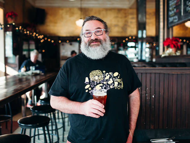 Dave McLean Dave McLean with beer