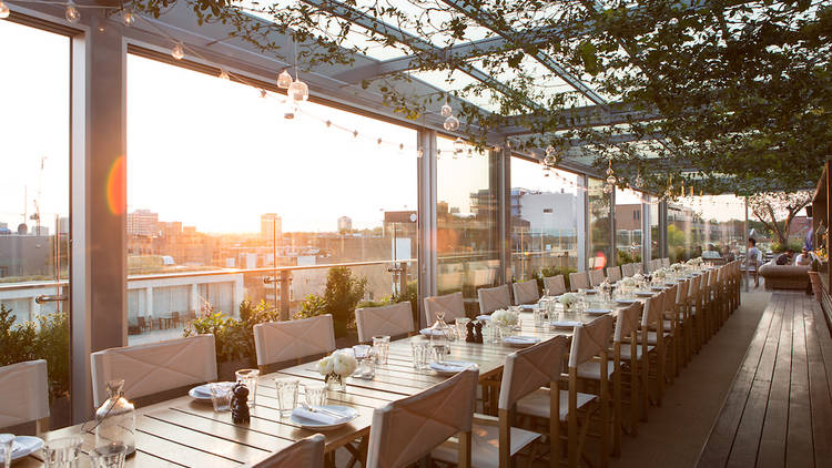 The Rooftop Bar + Grill at The Boundary