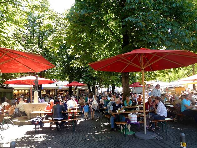 Biergarten Viktualienmarkt Biergarten Viktualienmarkt