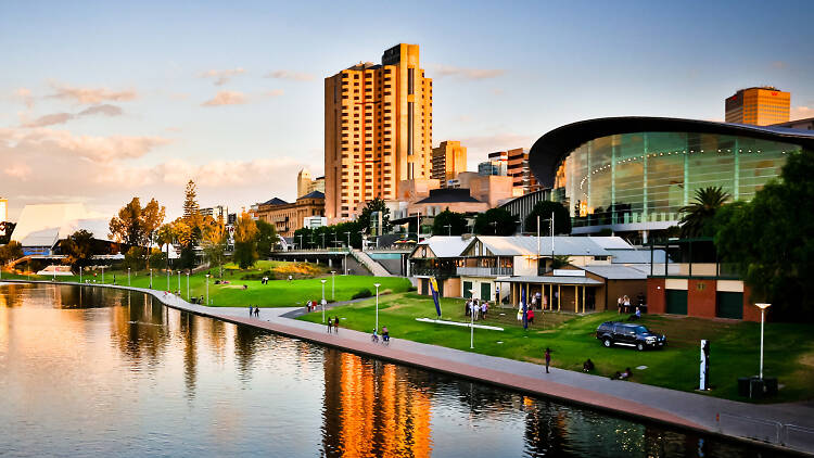 Adelaide Oval at sunset