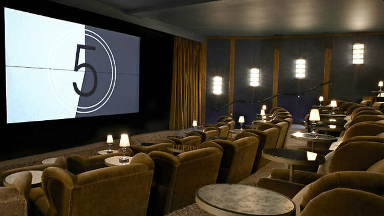 For indulgence... Cosy up at a fancy cinema