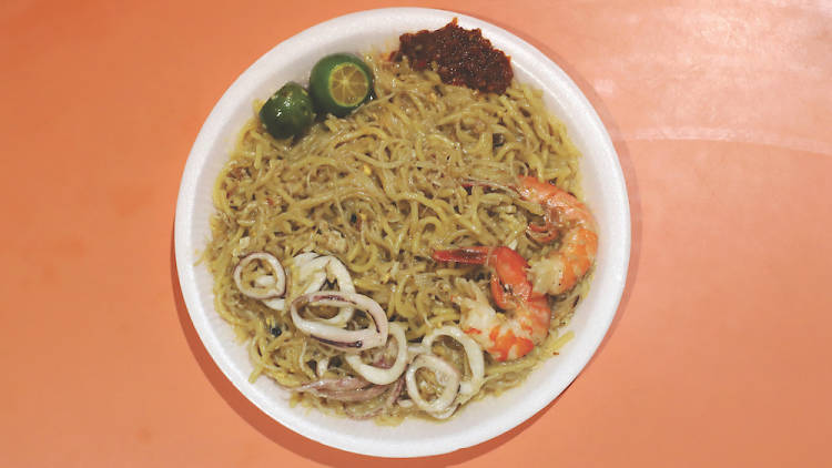 Tiong Bahru Yi Sheng Fried Hokkien Prawn Mee