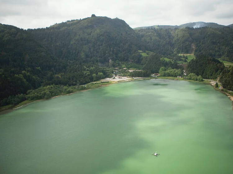 Dip your toes in Lagoa do Fogo