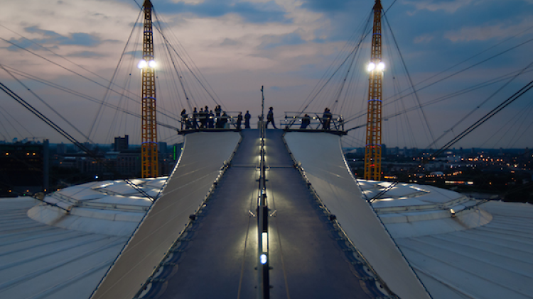 Climb the roof at the O2 Arena